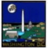 CITY OF WASHINGTON, DC IN THE MOONLIGHT PIN